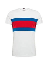 T-Shirt blau / rot / weiß