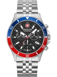 SWISS MILITARY HANOWA Herren-Uhren Analog Quarz silber