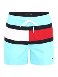 Badeshorts türkis / weiß / rot