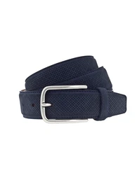 Gürtel 35mm navy / silber