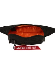 ALPHA INDUSTRIES Gürteltasche orange/dunkelrot/schwarz/weiß