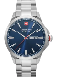 Analoguhr royalblau / silber