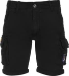 Alpha Industries Crew Short Patch Shorts rauchblau/rot/schwarz