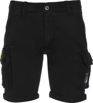 Alpha Industries Crew Short Patch Shorts rauchblau/rot/schwarz