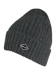 Beanie weiß / dunkelgrau / schwarz