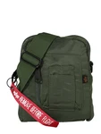 ALPHA INDUSTRIES Umhängetasche oliv/rot