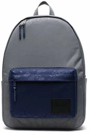 Rucksack grau / blau / schwarz