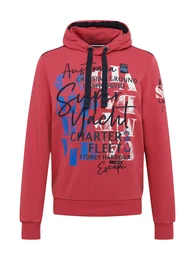 Sweatshirt ''''Super Yachting II'''' weiß / blau / pastellrot / schwarz