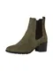 TAMARIS Chelsea boty  khaki / černá