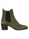 TAMARIS Chelsea boty  khaki / černá