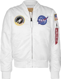 Bomberjacke ''''VF Nasa'''' weiß
