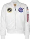 ALPHA INDUSTRIES Bomberjacke ''''VF Nasa'''' weiß