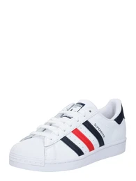 Sneaker ''''Superstar'''' weiß / navy / rot