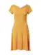 ABOUT YOU Šaty ''''Claude''''  hořčicová / bílá