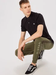G-STAR Poloshirt 'Dunda' schwarz/weiß