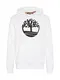 TIMBERLAND Sweatshirt weiß / schwarz