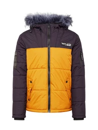 Jacke dunkelgrau / goldgelb