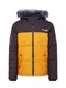 Petrol Industries Jacke dunkelgrau / goldgelb