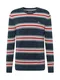 Tommy Jeans Pullover rot / navy / weiß / grau