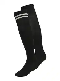 Čarape preko koljena siva / crna