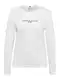 TOMMY HILFIGER Sweater majica  mornarsko plava / svijetlo crvena / bijela