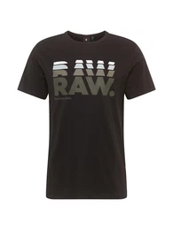 T-Shirt schwarz / grau / weiß