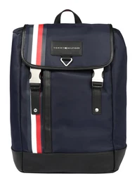 Rucksack ''''METROPOLITAN'''' hellrot / blau / dunkelblau / weiß