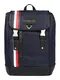 TOMMY HILFIGER Rucksack ''''METROPOLITAN'''' hellrot / blau / dunkelblau / weiß