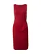 COMMA Pouzdrové šaty  červená