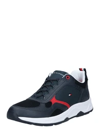 Sneaker dunkelblau / hellrot / offwhite