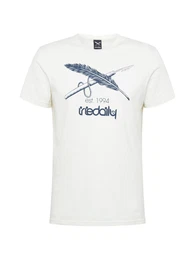 T-Shirt navy / wei