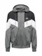 Nike Sportswear Jacke grau / weiß / schwarz