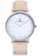 Kapten & Son Uhr beige / weiß / silber