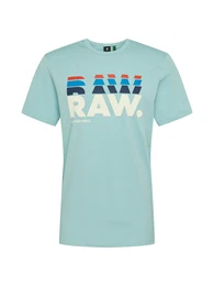 Shirt hellblau / weiß / dunkelblau / blau / rot
