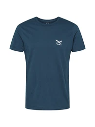 T-Shirt marine / wei
