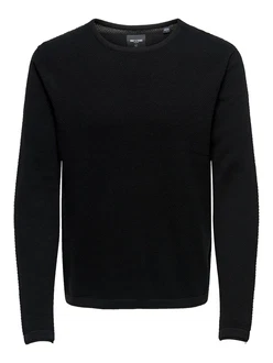 ONLY & SONS Strickpullover ONSPANTER 4421 schwarz