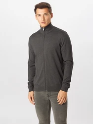 SELECTED HOMME Strickjacke 'Berg' anthrazit