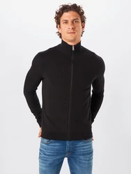 SELECTED HOMME Strickjacke 'Berg' schwarz