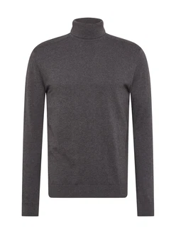 SELECTED HOMME Pullover 'Berg' dunkelgrau