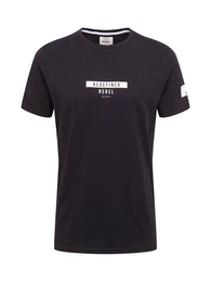 Shirt 'Guti' schwarzmeliert / wei