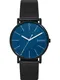 SKAGEN Uhr schwarz / blau