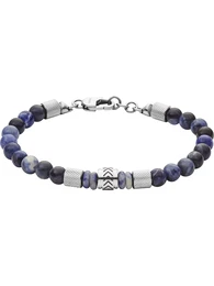 Armband silber / blau / dunkelblau