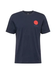 T-Shirt 'Japanese Sun' blau / navy / rot