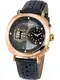 Jacques Lemans Uhr ''''Lugano'''' dunkelblau / rosegold