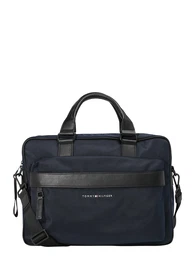 Laptoptasche weiß / dunkelblau / schwarz