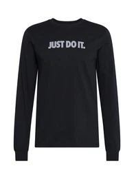 Sweatshirt ''''Just do it'''' schwarz / weiß