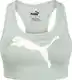 PUMA Sportovní podprsenka  pastelově zelená / bílá