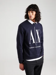 Armani Exchange Herren Icon Sweat Sweatshirt navy