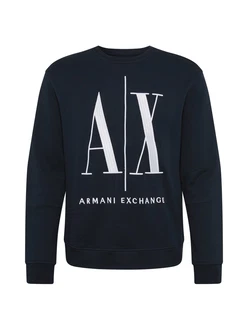 Armani Exchange Herren Icon Sweat Sweatshirt navy