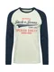 JACK & JONES Shirt blau / beige